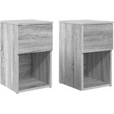 Ormarić za krevet 2 pcs Siva sonoma 29 x 31,5 x 49 cm | shoptok.hr