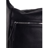 Fashion Hunters Women's black shoulder bag with pocket | Shoptok.si