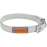 Trixie Be Nordic Ogrlica Koža S/M 40-46cm 20mm Siva