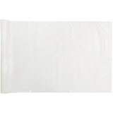 Balkonski zaslon za privatnost bijeli 500 x 75 cm PVC | shoptok.hr