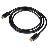 Akyga priključni kabel DisplayPort utikač 1.8 m crna AK-AV-10 DisplayPort kabel | Eponuda.ba