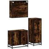vidaXL 3-dijelni set kupaonskog namještaja boja hrasta drveni | shoptok.hr