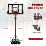 Sportivo Mobilni podesivi koš za košarku do 305cm | Eponuda.com