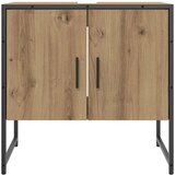 Ormarić za umivaonik smeđa boja hrasta 60x33x60 cm drveni | shoptok.hr