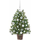  Umjetno božićno drvce s 150 LED svjetlima Zelena 75 cm PE i PVC | shoptok.hr