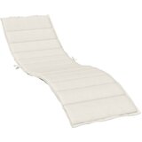  Jastuk za ležaljku prošarani krem 200 x 60 x 4 cm od tkanine | shoptok.hr