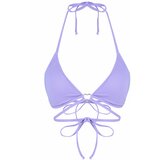 Trendyol Lilac Triangle Accessory Bikini Top Cene
