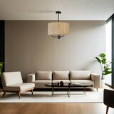 Opviq bambu 010 abajurlu 3 Lü Sarkıt avize oakblack chandelier Cene