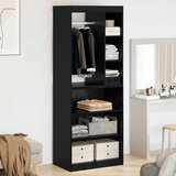 Ormarić s policom s pohranom Crni hrast 77 x 48 x 102 cm | shoptok.hr