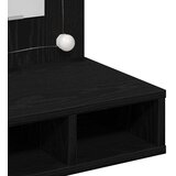  Ogledalo ormar Crni hrast 60 x 31,5 x 62 cm Konstruirano drvo | shoptok.hr