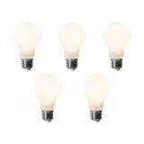 LUEDD Komplet 5 E27 zatemnitvenih LED žarnic A60 Opal 7W 806 lm 3000K Cene