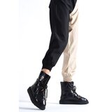 Capone Outfitters Quilted Parachute Fabric Women's Snow Boots with Adjustable Ankle Buckle | shoptok.hr