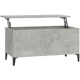 The Living Store Klubska mizica betonsko siva 90x44,5x45 cm inženirski les - Klubska Mizica, (21421351) | Shoptok.si