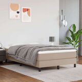  Box spring posteljni okvir kapučino 120x200 cm umetno usnje, (20735178) | Shoptok.si