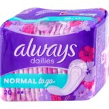 Always Dnevni ulošci Normal To Go 20/1 Cene