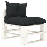  Srednja vrtna sofa od paleta s antracit jastucima drvena | shoptok.hr
