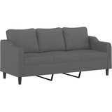  2-dijelni set sofa s jastucima tamnosivi od tkanine | shoptok.hr