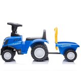  Dječja guralica traktor s prikolicom 658T - plava | shoptok.hr