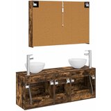  Set namještaja za kupaonicu 4 pcs Dimljeni hrast | shoptok.hr