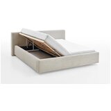 Meise Möbel Bež bračni krevet s prostorom za odlaganje s podnicom 200x200 cm Cube – | shoptok.hr