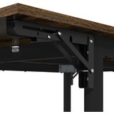  Produživi blagovaonski stol 120 x 81 5 x 75 cm Dimljeni hrast - Dimljeni hrast | shoptok.hr