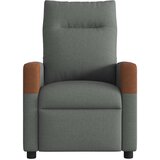 vidaXL Masažni naslanjač temno sivo blago | Shoptok.si