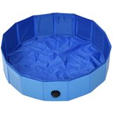 vidaXL Sklopivi bazen za pse plavi 80 x 20 cm PVC | shoptok.hr