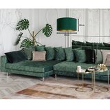  Duolla - Luster na sajli ROLLER 1xE27/15W/230V tamnozelena/zlatna, prečnik 40 cm | Eponuda.com