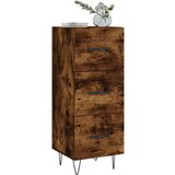  Komoda boja dimljenog hrasta 34 5x34x90 cm konstruirano drvo | shoptok.hr