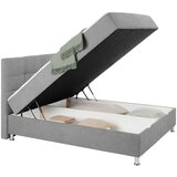 Mömax Postelja Boxspring Oviedo, Siva, 180x200 | Shoptok.si