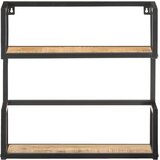  Zidna polica 80 x 20 x 60 cm od grubog drva manga | Shoptok.si