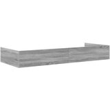  S uzglavljem s ladicama Siva Sonoma 75 x 190 cm Konstruirano drvo | shoptok.hr