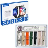  Pametni sat WISME-X15 srebrni i bluetooth slušalice set (7 narukvica) | ePonuda.com