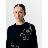 .OBJECT Pulover 'OBJLaney Rubin' kremna / črna | Shoptok.si