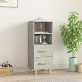  Komoda siva boja betona 34,5x34x90 cm od konstruiranog drva | shoptok.hr