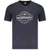 Norway 1963 Muška Majica Kratkih Rukava Plava | shoptok.hr