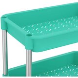 vidaXL Kuhinjska kolica s 5 razina tirkizna 42x29x128 cm željezo i ABS | shoptok.hr