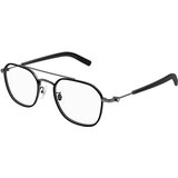 Mont Blanc MB0391OA 002 ONE SIZE (51) Siva/Kristalna | Shoptok.si