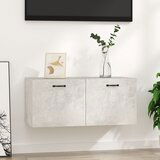 vidaXL Stenska omarica betonsko siva 80x35x36,5 cm konstruiran les | Shoptok.si