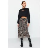 Trendyol Skirt - Brown - Midi | shoptok.hr
