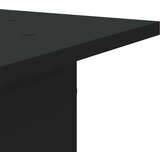  Stalci za zvučnike 2 kom crni 30x30x80 cm konstruirano drvo | shoptok.hr