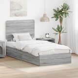  s od storage Siva Sonoma 90 x 190 cm Konstruirano drvo | shoptok.hr