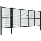  Vrata čelična 500 x 150 cm zelena | shoptok.hr