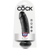 King Cock 8 dildó (20 cm) - črna | Shoptok.si