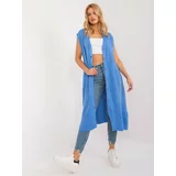 Fashion Hunters Blue knitted midi dress