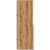 vidaXL Visoka omarica artisan hrast 36x35,5x103,5 cm inženirski les | Shoptok.si