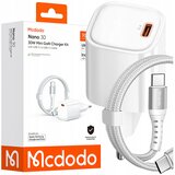 McDodo HITR STENSKI POLNILEC USB TIPA C NAPAJALNIK 30 W + USB-C KABEL 1 M, (5000337897) Cene