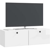 TV Omarica za TV, ki jo lahko montiraš na steno Bela visok sijaj, (5000220666) | Shoptok.si