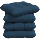  Jastučići za sjedenje 4 pcs Plava 40 x 40 x 12 cm tkanina | shoptok.hr