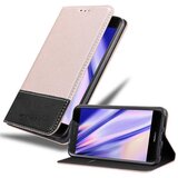 Cadorabo Ohišje, združljiv s Huawei v rose Gold Black - Zaščitni pokrov z magnetnim zapiranjem, stoječo funkcijo in režo za kartico, (20586660) | Shoptok.si
